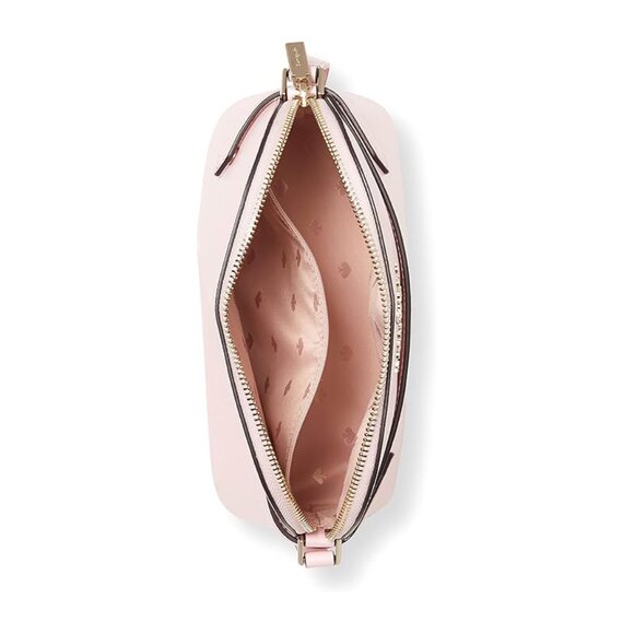 Kate Spade Staci Dome Leather Crossbody – Light Crepe - Picture 3 of 6